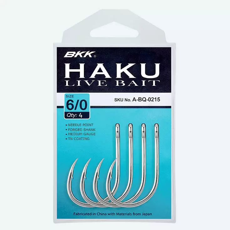 BKK Haku Live Bait Hook 3 BKK Haku Live Bait Hook