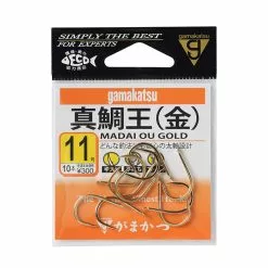 Gamakatsu Madai Ou ISO Hook Gold