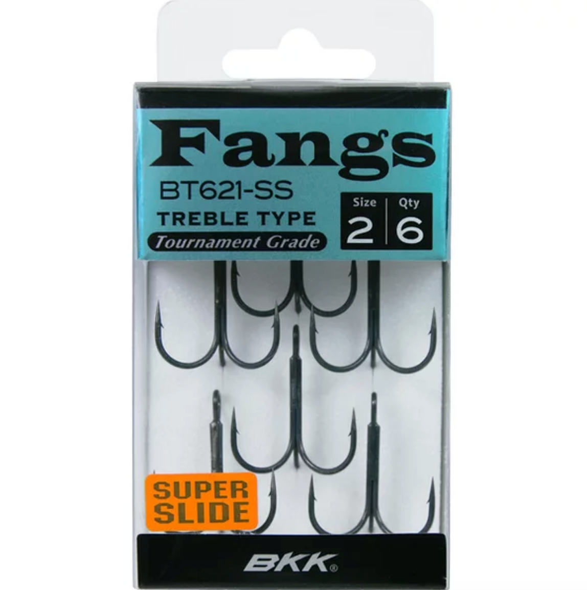 BKK Spear Super Slide 1x Treble Hooks BT621-SS 4 BKK Spear Super Slide 1x Treble Hooks BT621-SS - Image 2